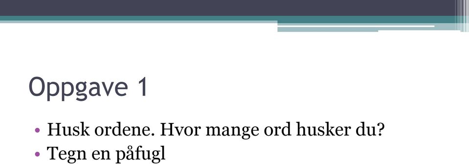 Hvor mange ord