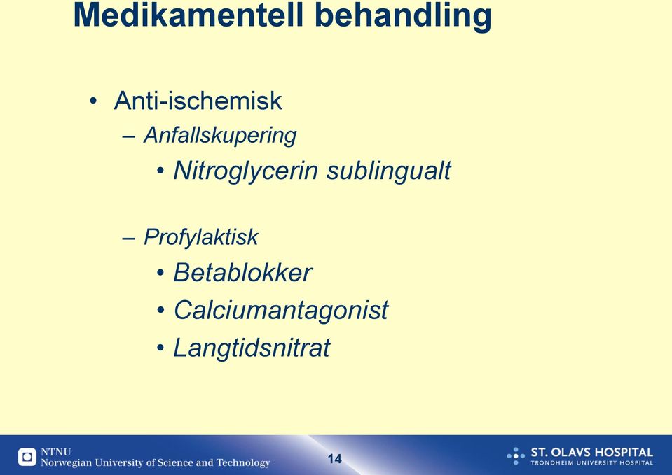 Nitroglycerin sublingualt