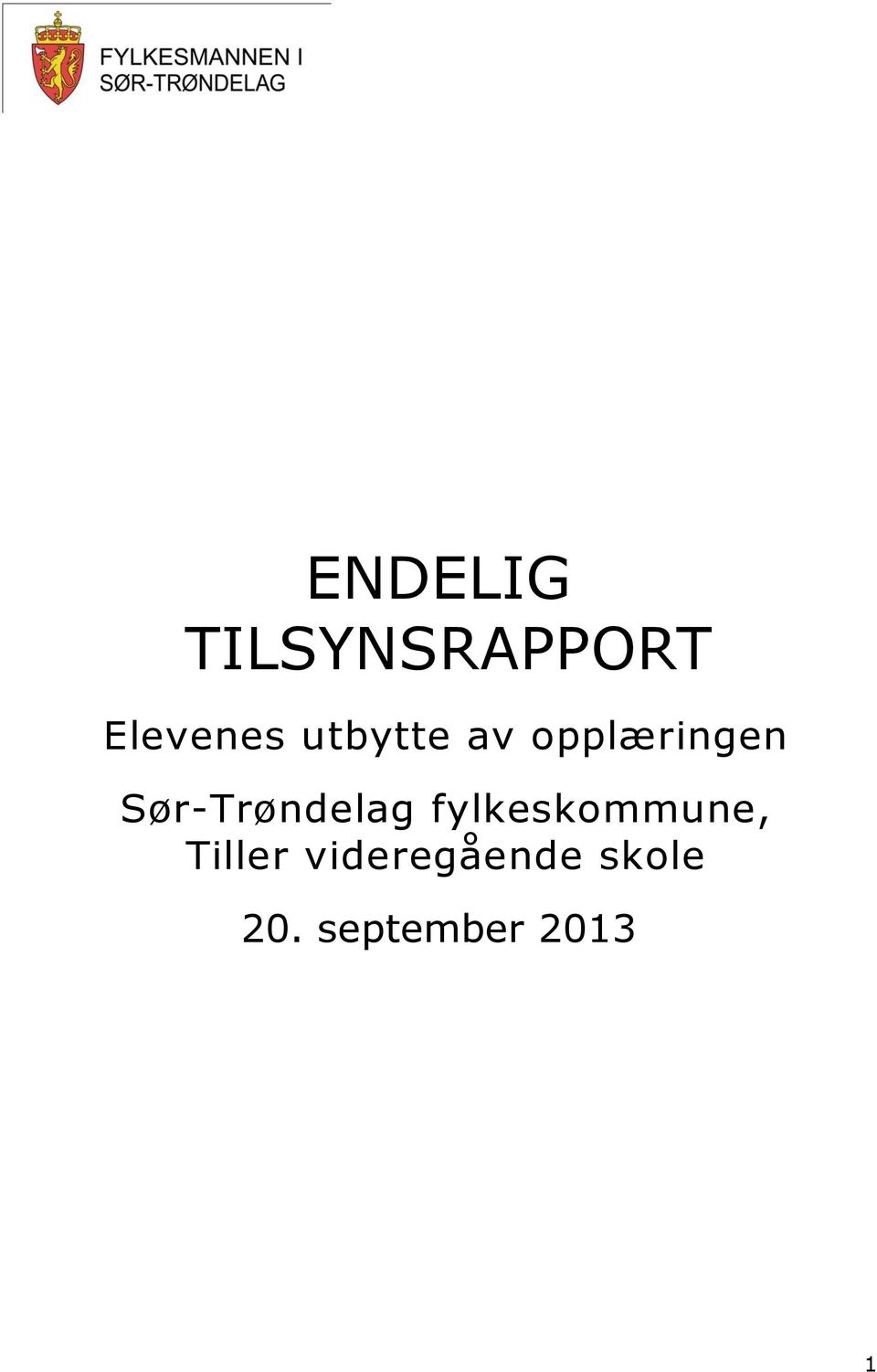 Sør-Trøndelag fylkeskommune,