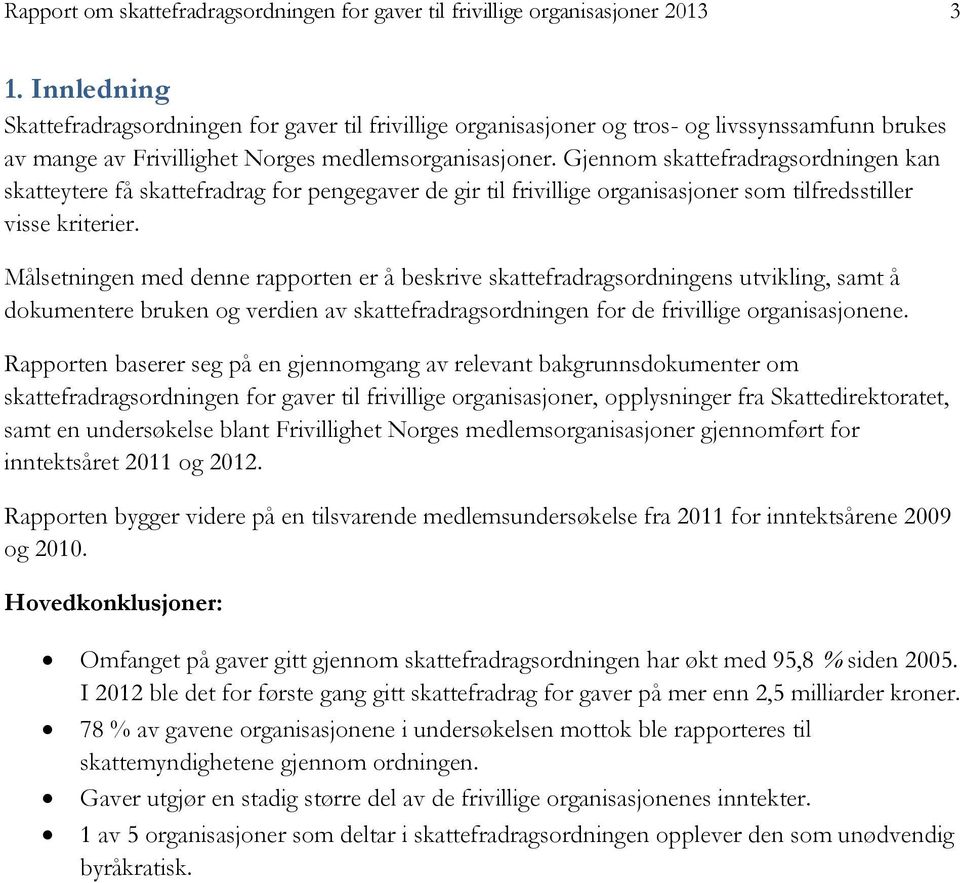 Verdifulle bidrag. Rapport om skattefradragsordningen for gaver til frivillige  organisasjoner - PDF Free Download