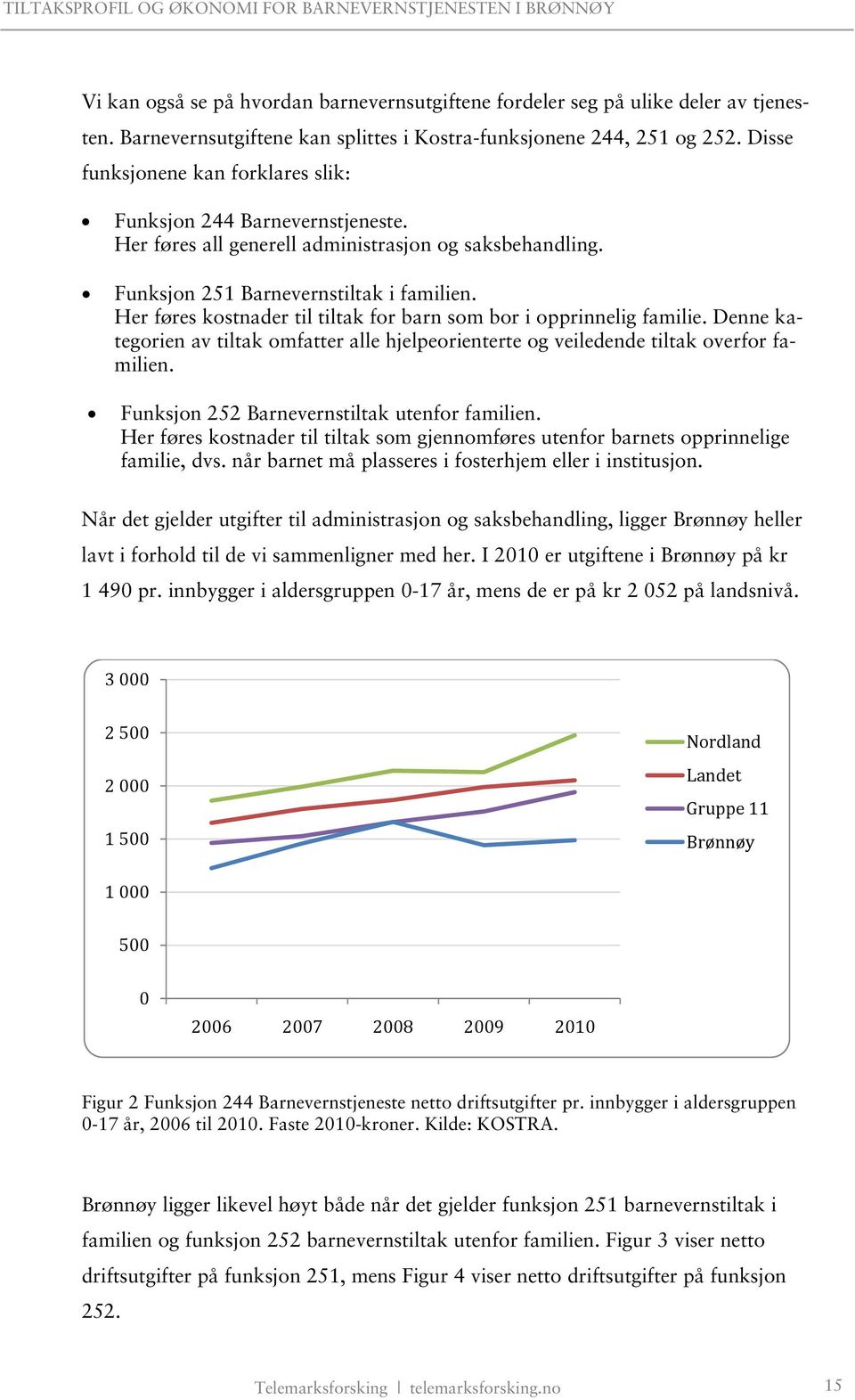 Her føres kostnader til tiltak for barn som bor i opprinnelig familie. Denne kategorien av tiltak omfatter alle hjelpeorienterte og veiledende tiltak overfor familien.