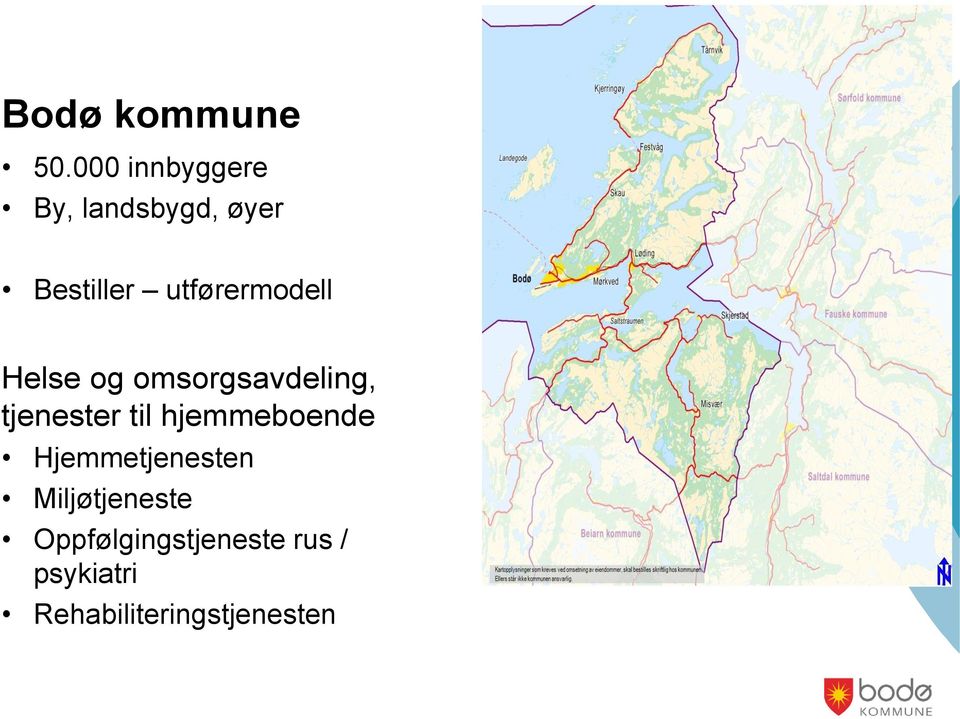 utførermodell Helse og omsorgsavdeling, tjenester til