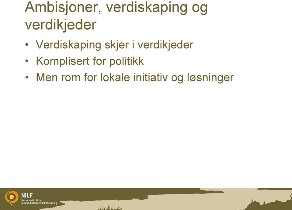 verdikjeder Komplisert for