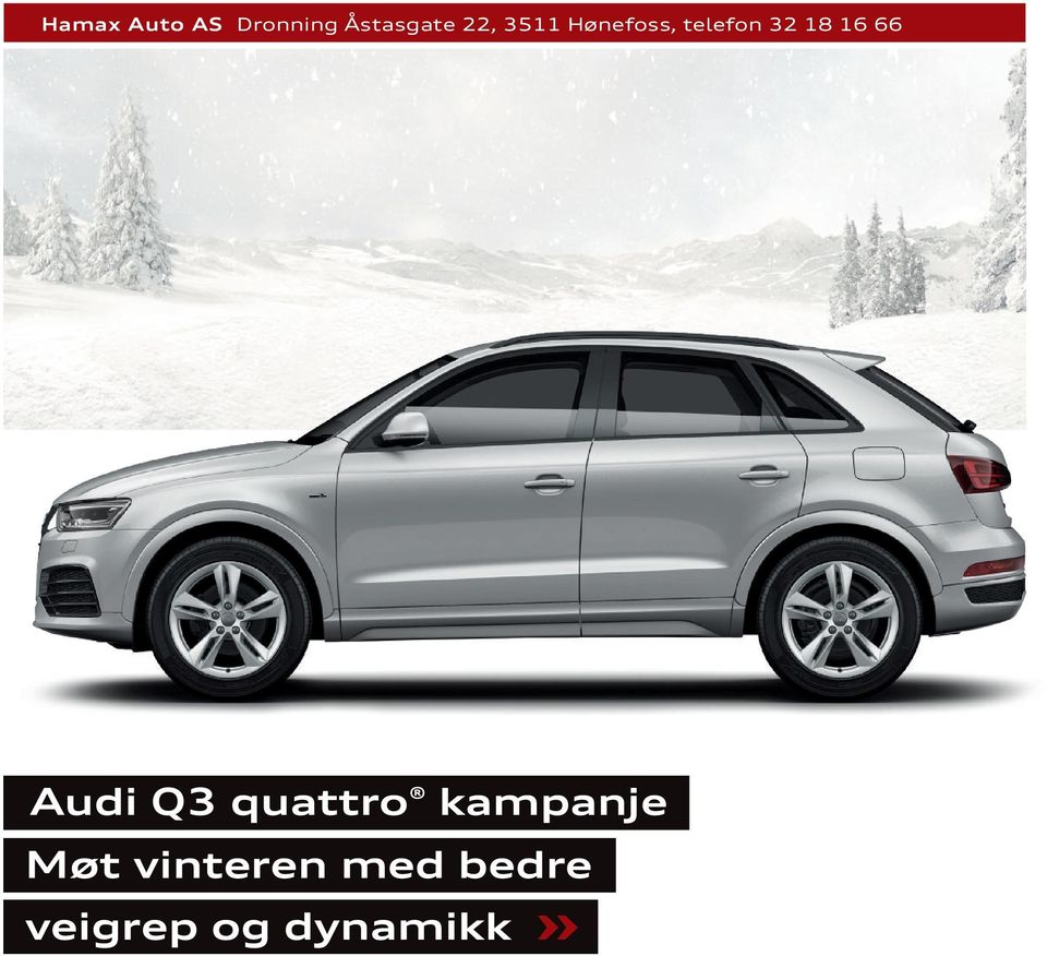 16 66 Audi Q3 quattro kampanje Møt