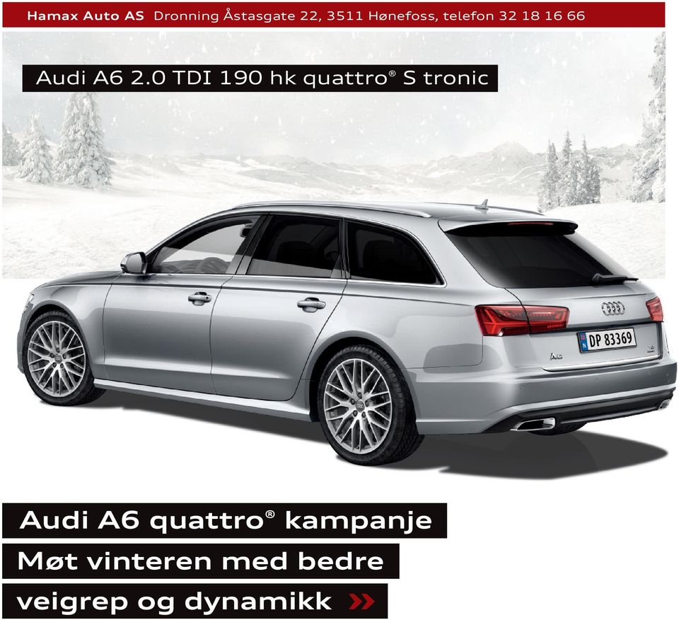 0 TDI 190 hk quattro S tronic Audi A6