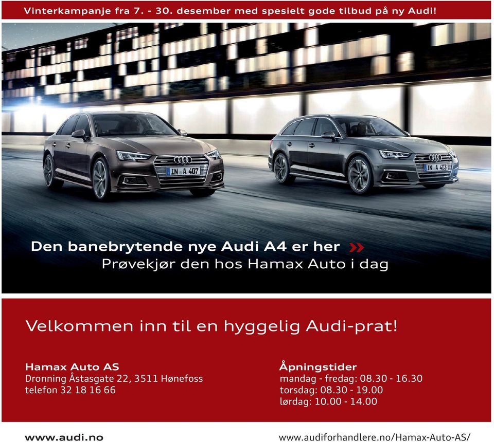 hyggelig Audi-prat!