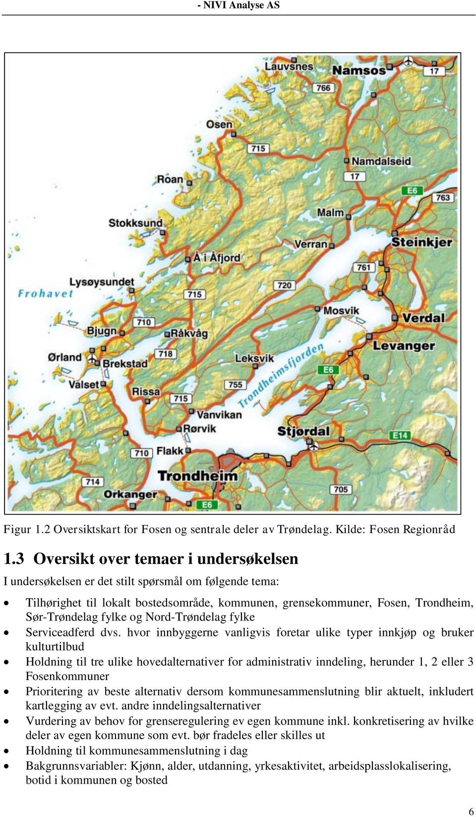 Nord-Trøndelag fylke Serviceadferd dvs.