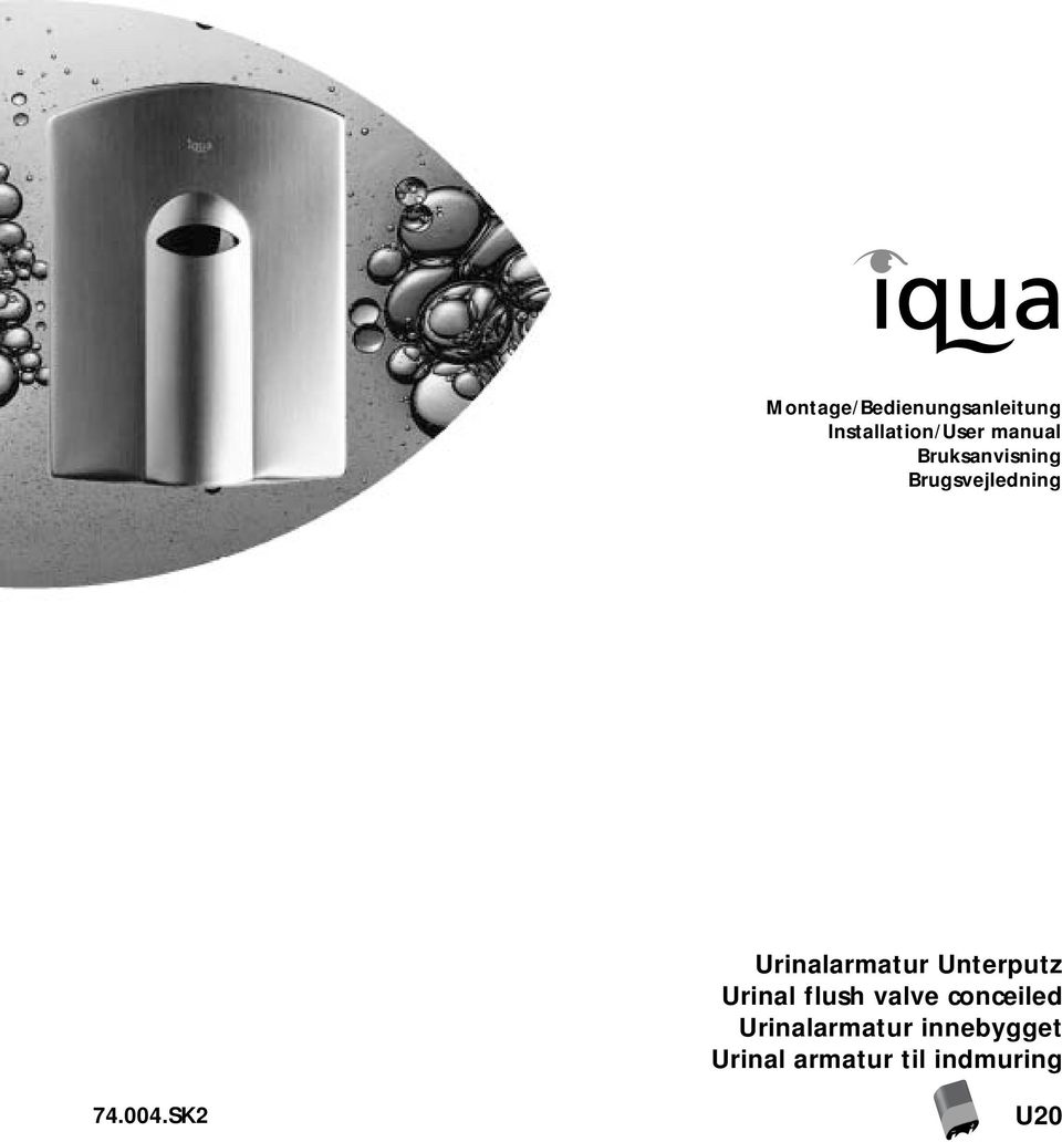 Urinalarmatur Unterputz Urinal flush valve