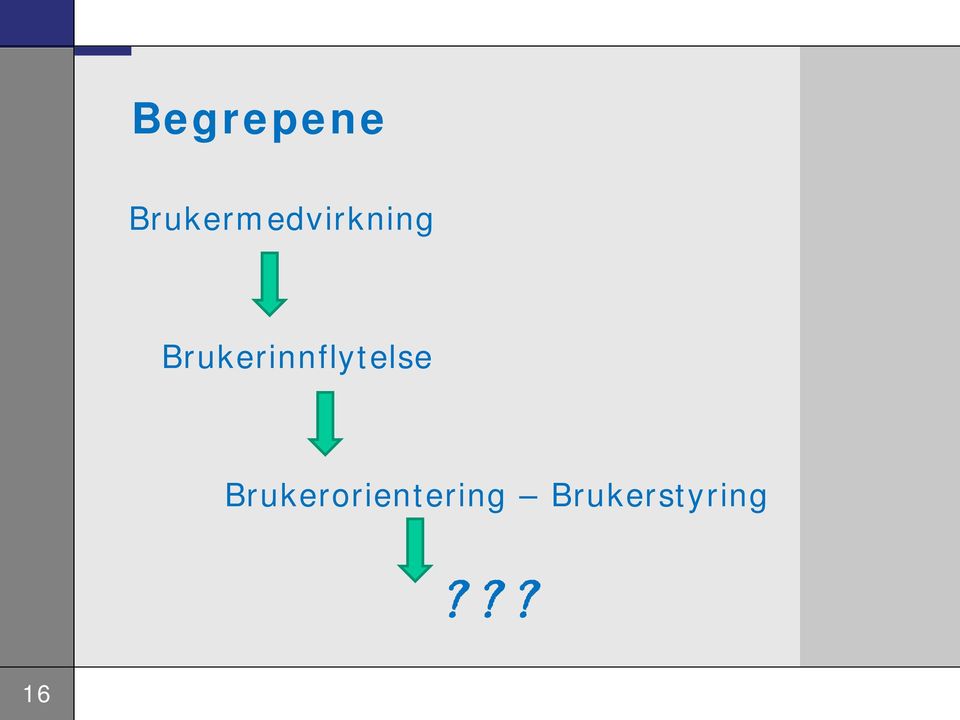 Brukerinnflytelse