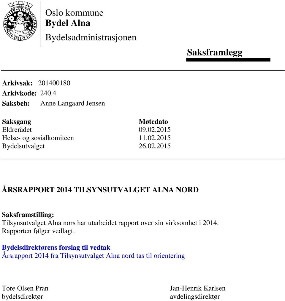 2015 Helse- og sosialkomiteen 11.02.