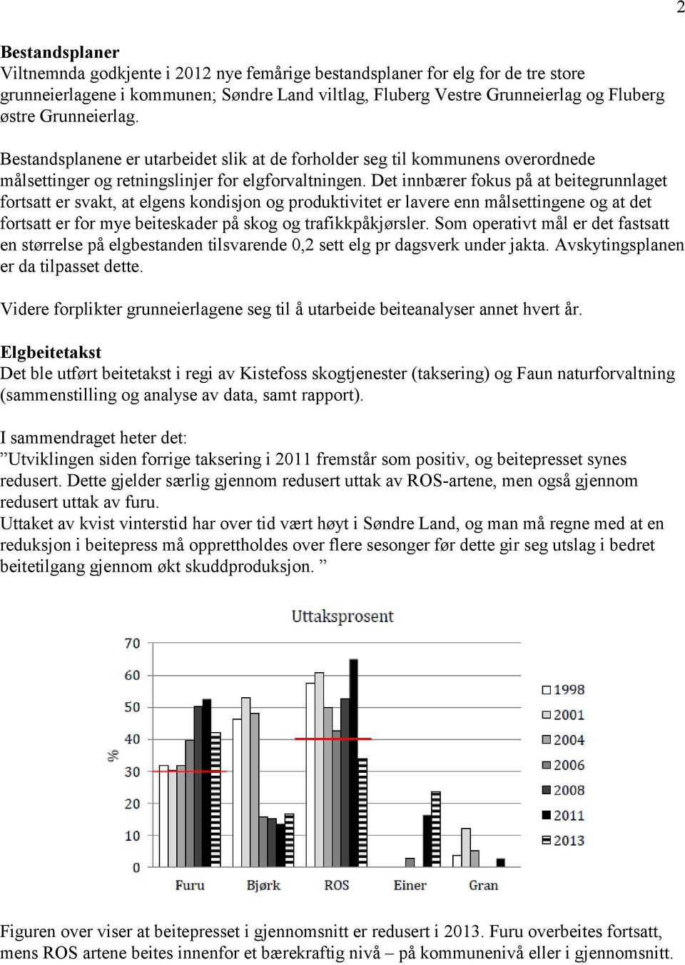 Det innbærer fokus på at beitegrunnlaget fortsatt er svakt, at elgens kondisjon og produktivitet er lavere enn målsettingene og at det fortsatt er for mye beiteskader på skog og trafikkpåkjørsler.