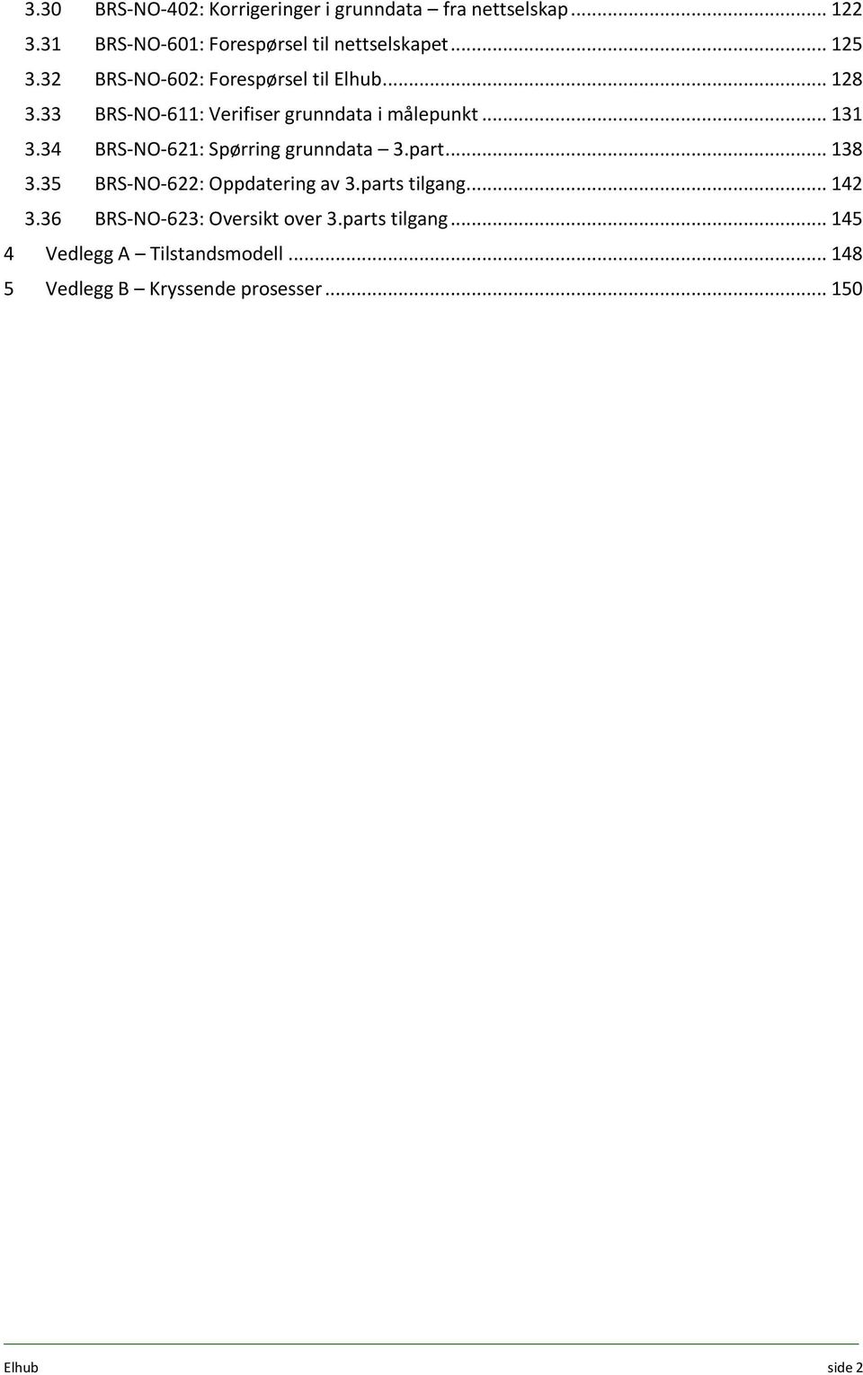 34 BRS-NO-621: Spørring grunndata 3.part... 138 3.35 BRS-NO-622: Oppdatering av 3.parts tilgang... 142 3.