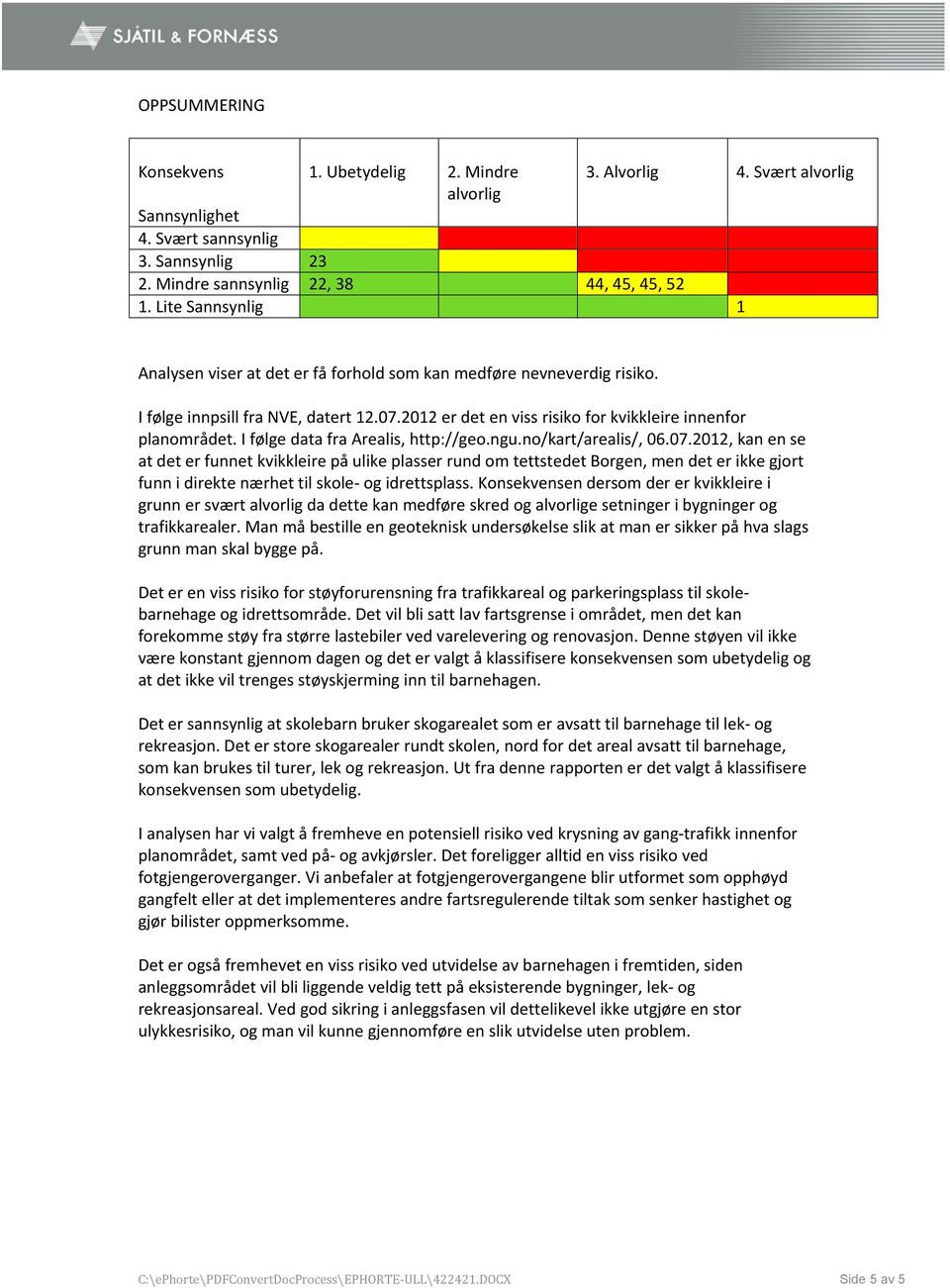 I følge data fra Arealis, http://geo.ngu.no/kart/arealis/, 06.07.