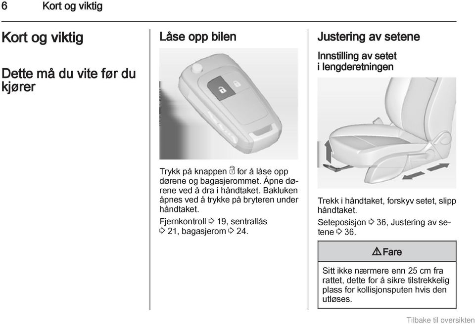 Opel Astra Instruksjonsbok - PDF Free Download