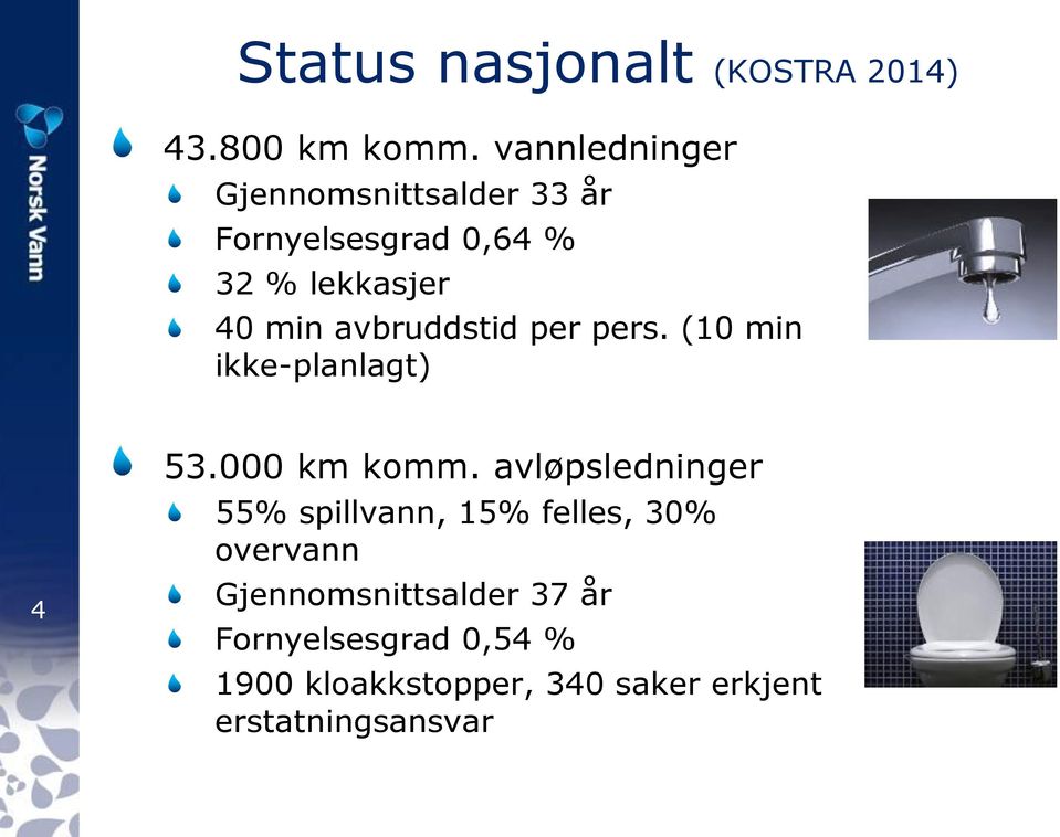 avbruddstid per pers. (10 min ikke-planlagt) 4 53.000 km komm.