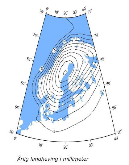 Bakgrunn hvorfor NN2000? NN1954 oppfyller ikke dagens krav til et nasjonalt høydesystem. Uensarta deformasjoner på grunn av landhevinga.