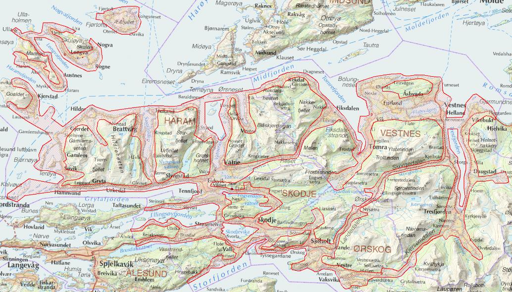 Geovekst 2015 Ørsta og Volda. Haram, Skodje, Ørskog og Vestnes.