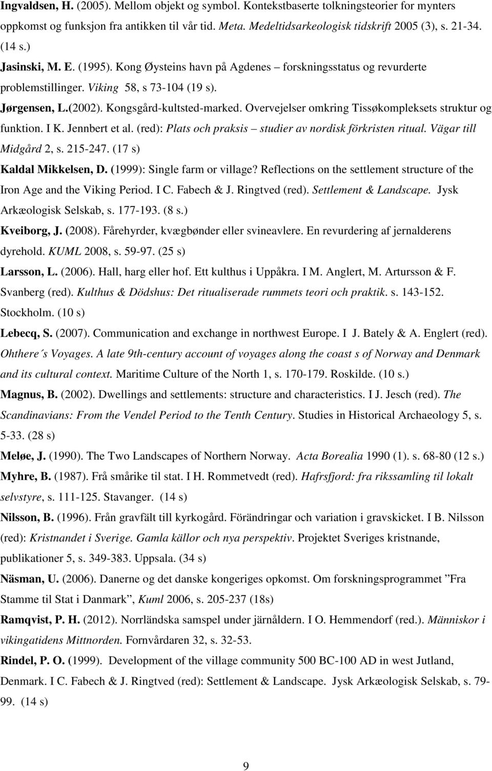 Overvejelser omkring Tissøkompleksets struktur og funktion. I K. Jennbert et al. (red): Plats och praksis studier av nordisk förkristen ritual. Vägar till Midgård 2, s. 215-247.