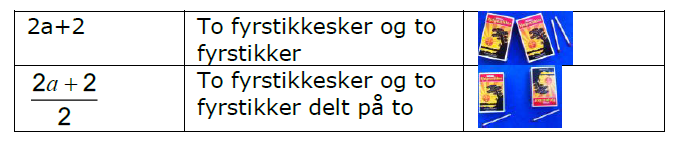 Forståelse Elever som har utviklet forståelse kan representere