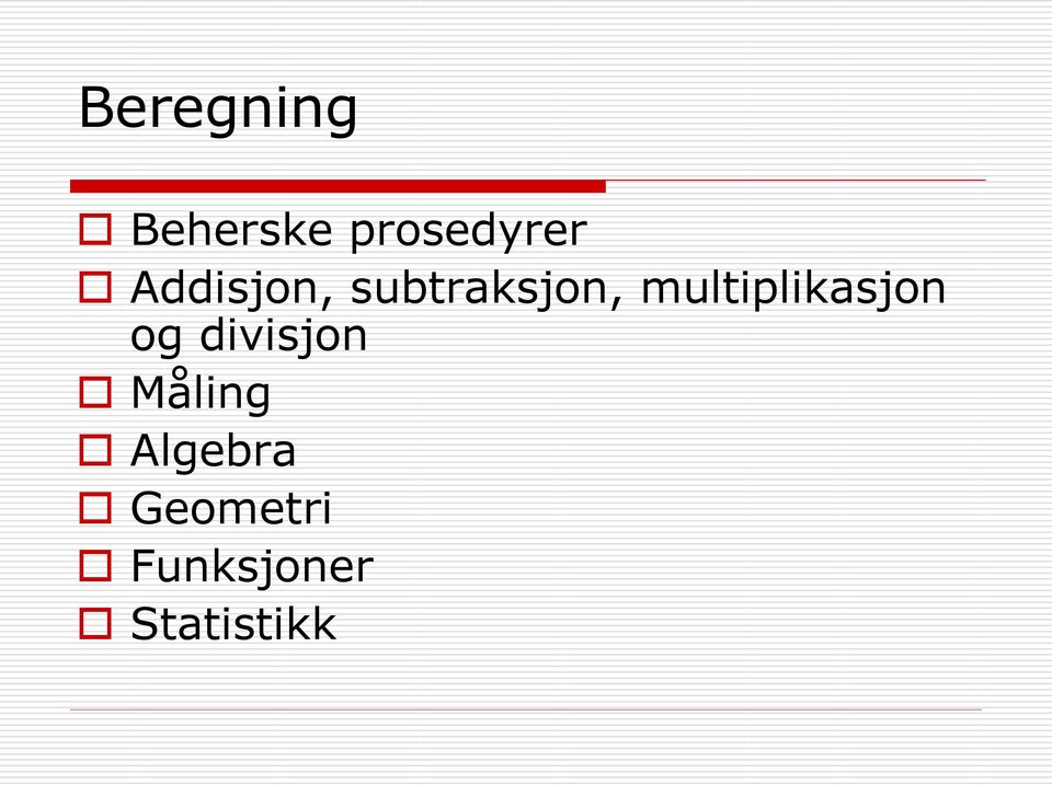 multiplikasjon og divisjon