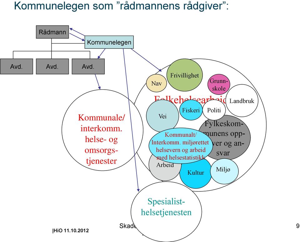 Folkehelsearbeid Vei Kommunalt/ Interkomm.