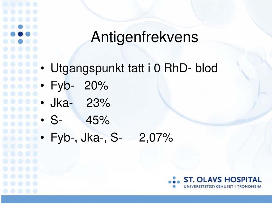 RhD- blod Fyb- 20% Jka-