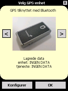 Brukerveiledning ELRAPP 93 GPS konfigurering er ferdig, trykk OK for å gå tilbake til menyen. Steg 3.