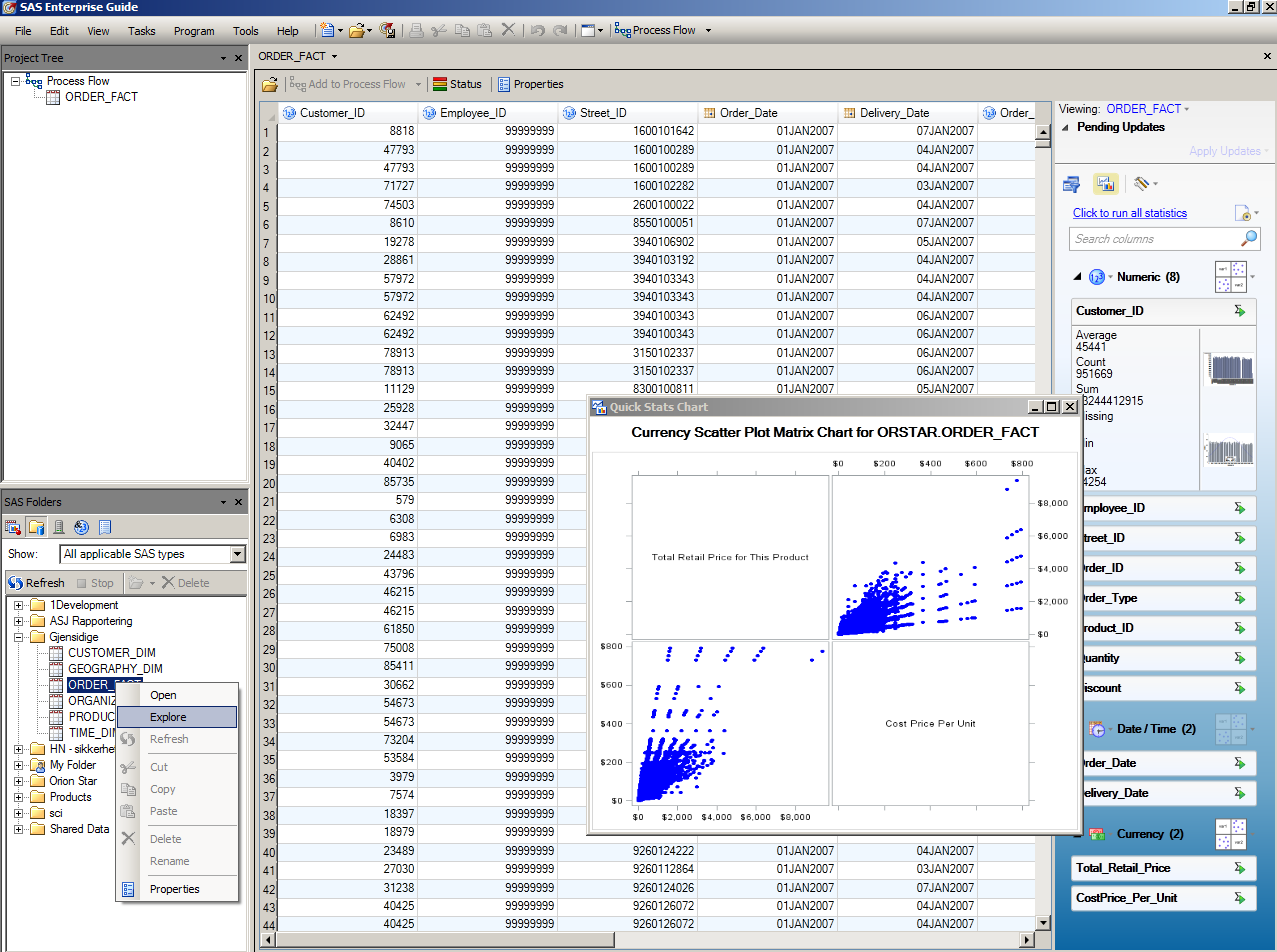 2. MER FUNKSJONALITET FOR DATA BEARBEIDING /UTFORSKING Data Explorer Tool (4.