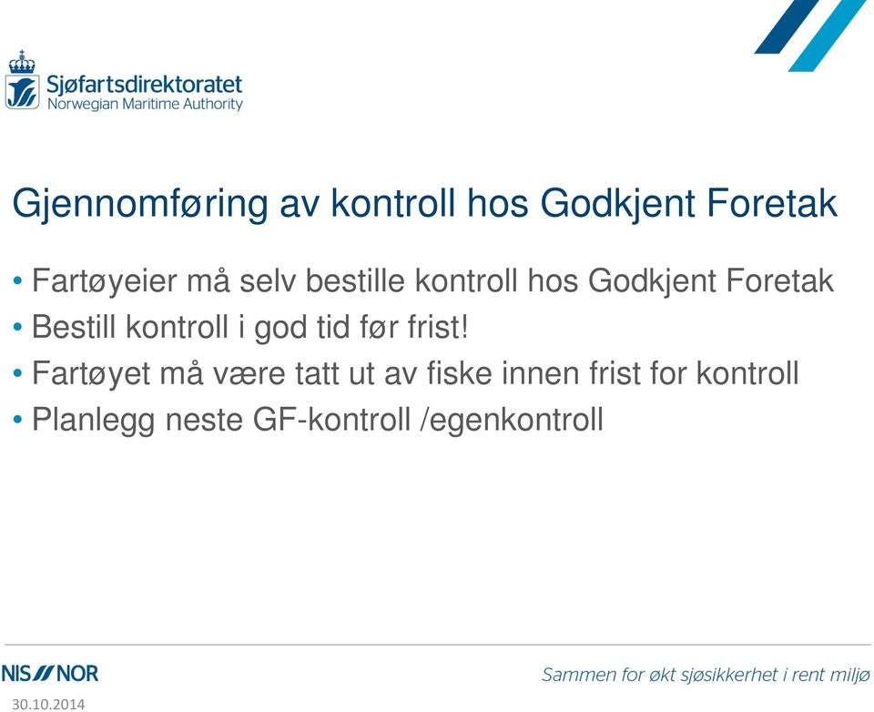 i god tid før frist!