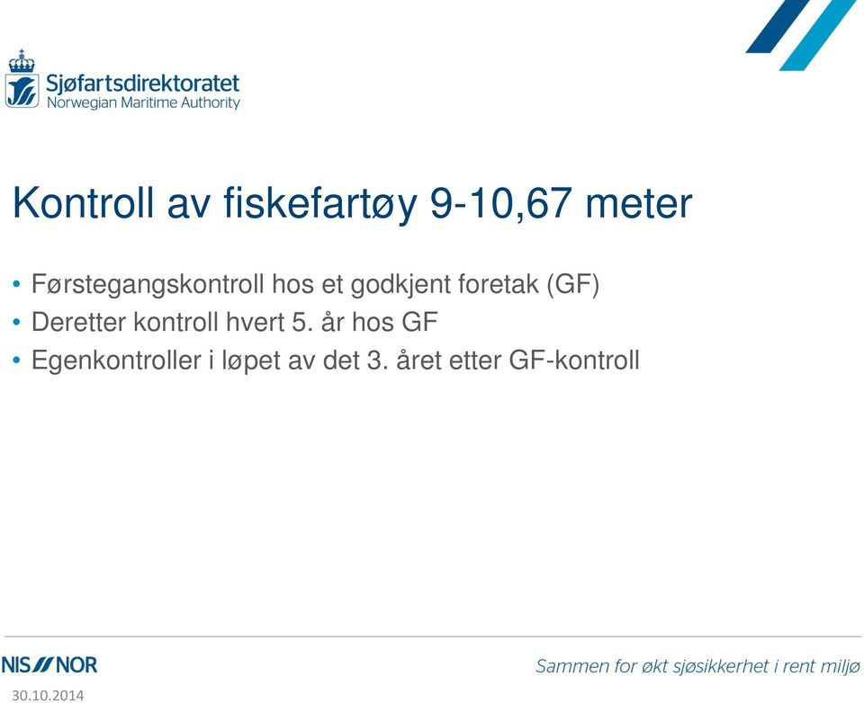 (GF) Deretter kontroll hvert 5.