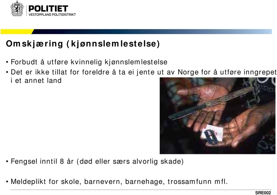 Norge for å utføre inngrepet i et annet land Fengsel inntil 8 år (død