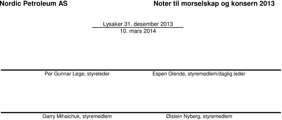 Espen Glende, styremedlem/daglig leder