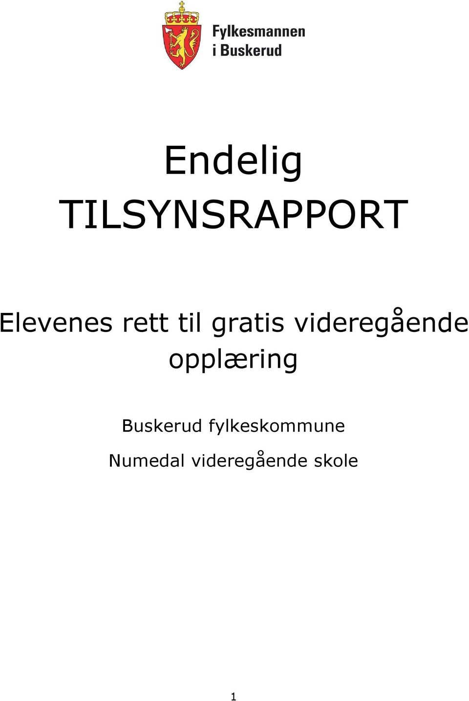 videregående opplæring