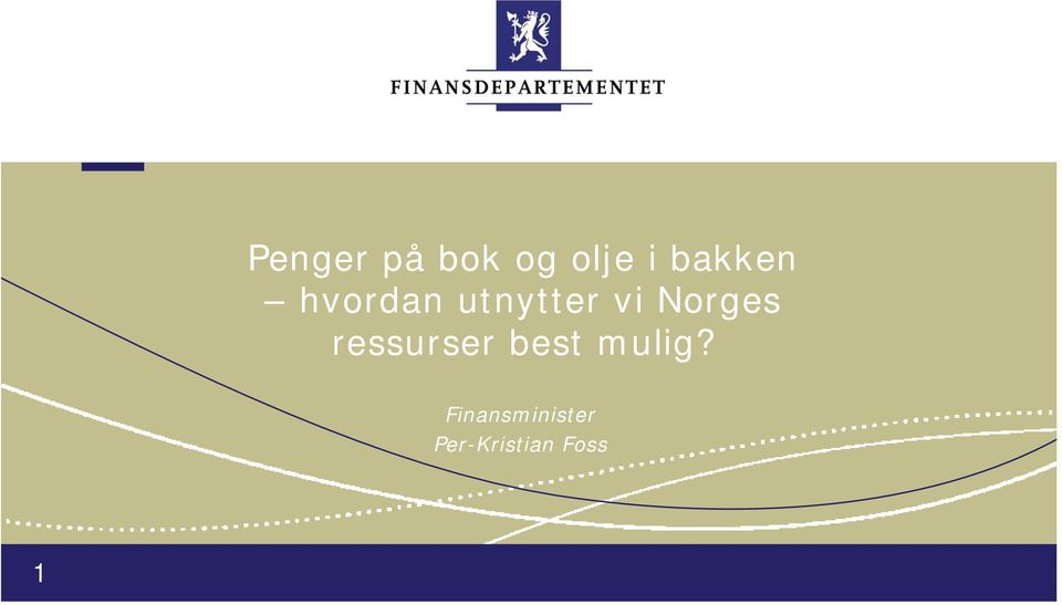 Norges ressurser best mulig?