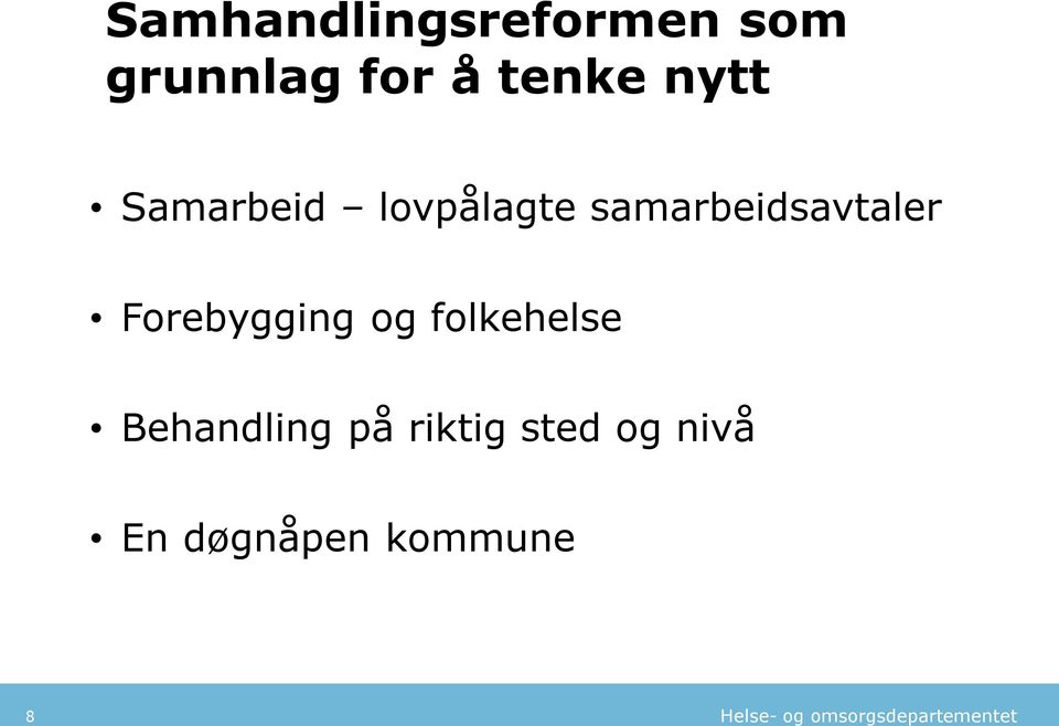 samarbeidsavtaler Forebygging og