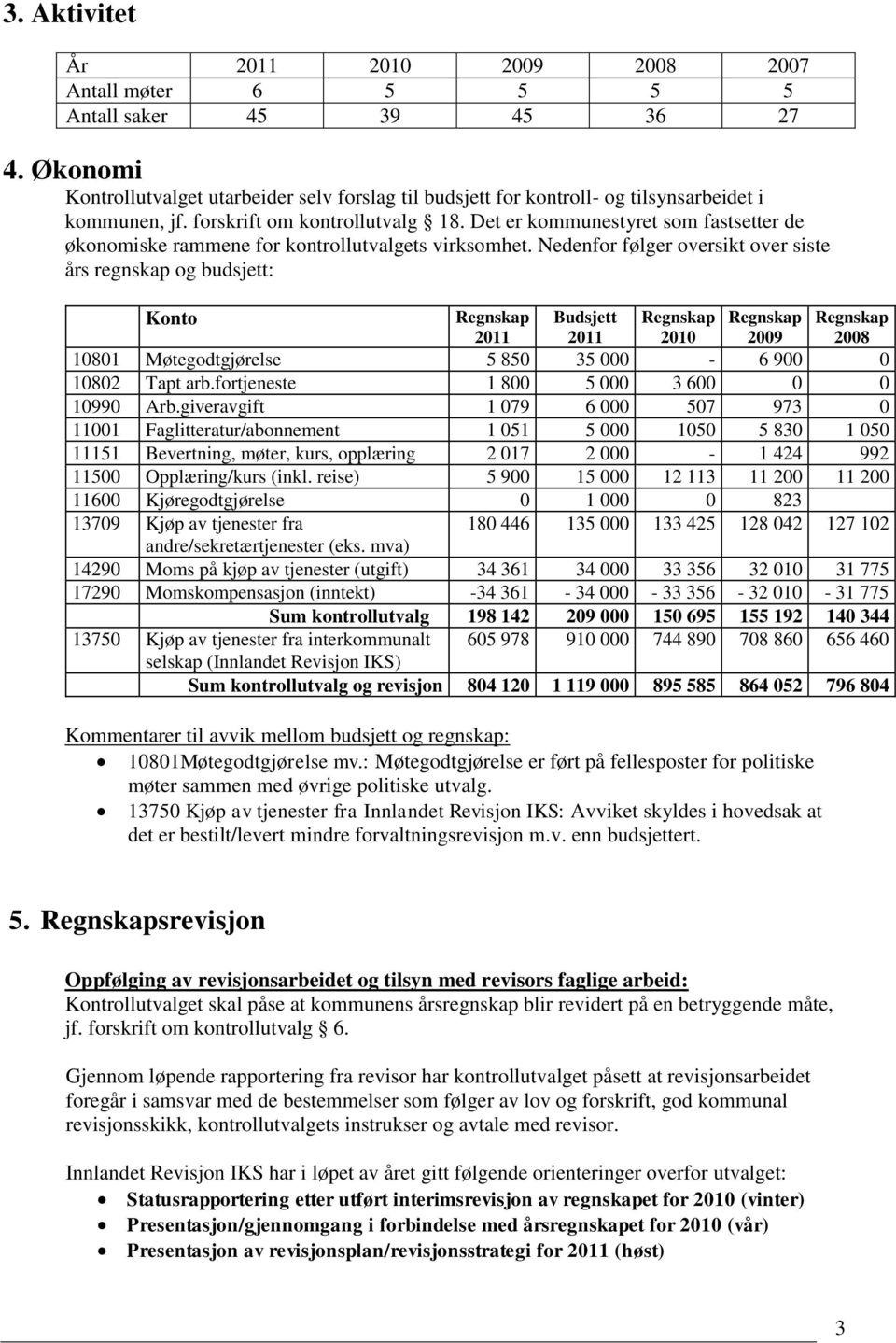 Det er kommunestyret som fastsetter de økonomiske rammene for kontrollutvalgets virksomhet.