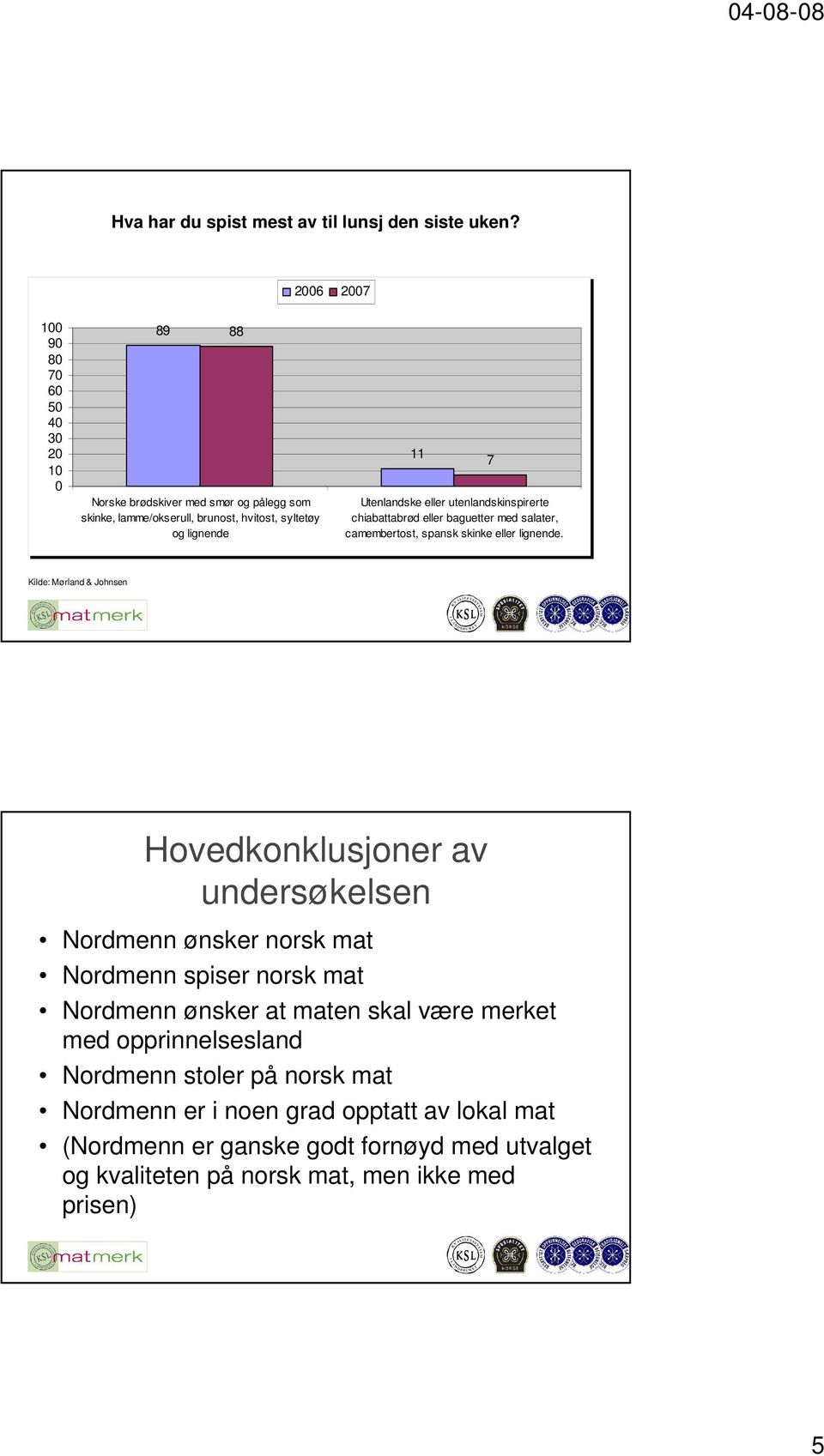 eller utenlandskinspirerte chiabattabrød eller baguetter med salater, camembertost, spansk skinke eller lignende.