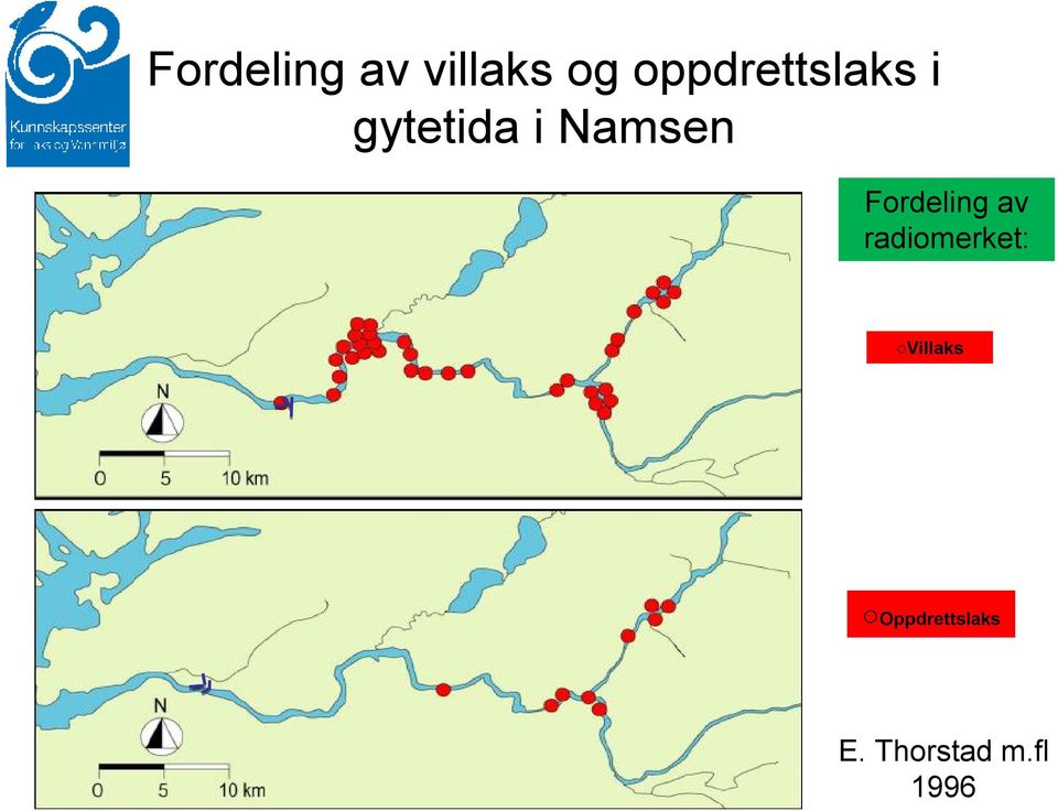 Namsen Fordeling av