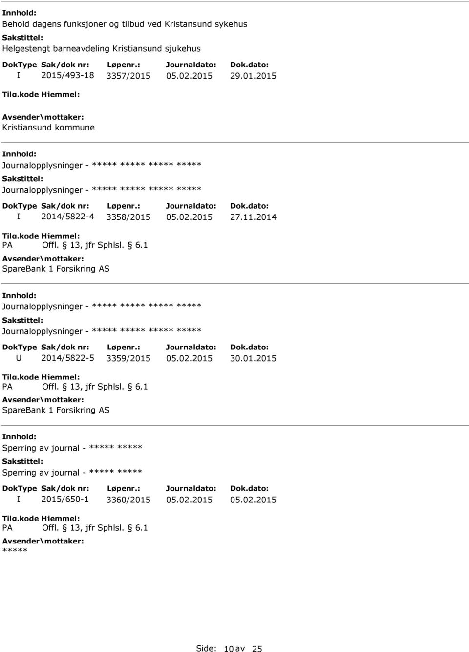 3358/2015 SpareBank 1 Forsikring AS 27.11.