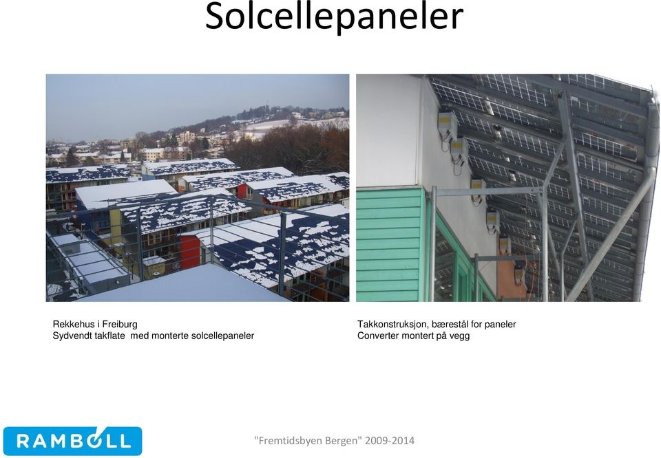 solcellepaneler Takkonstruksjon,