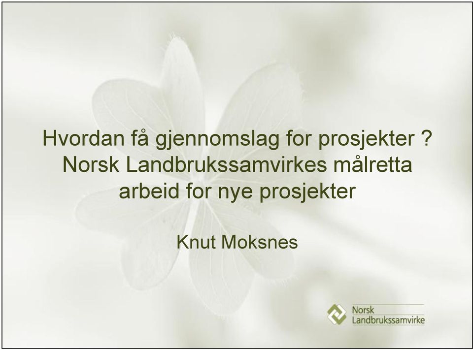 Norsk Landbrukssamvirkes