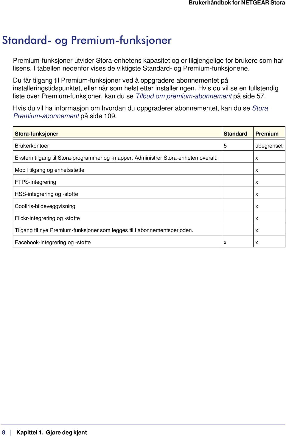 Du får tilgang til Premium-funksjoner ved å oppgradere abonnementet på installeringstidspunktet, eller når som helst etter installeringen.