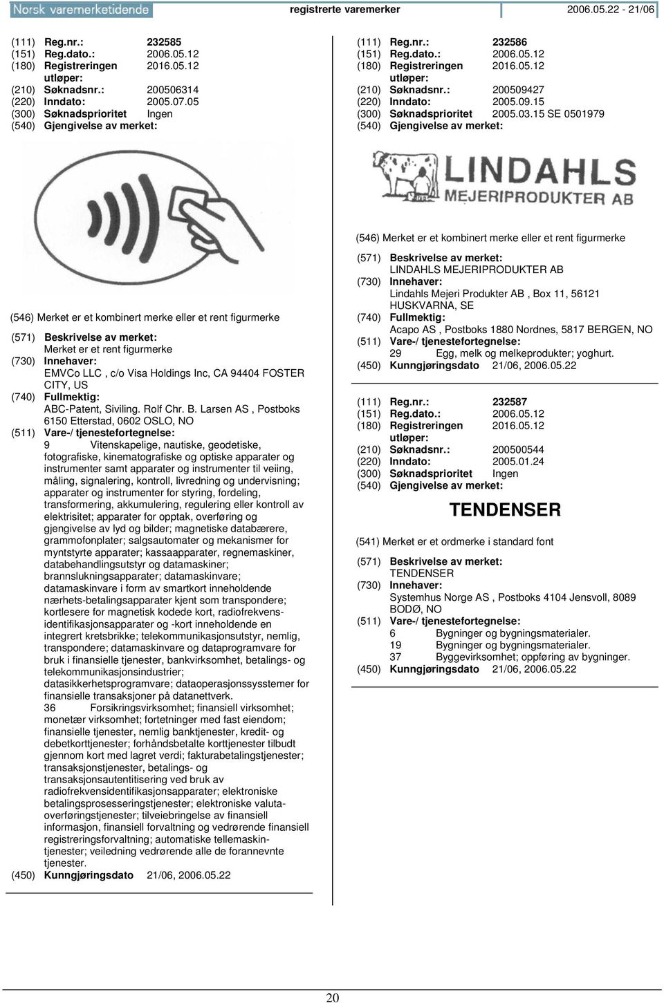 15 SE 0501979 Merket er et rent figurmerke EMVCo LLC, c/o Visa Holdings Inc, CA 94404 FOSTER CITY, US ABC-Patent, Siviling. Rolf Chr. B.