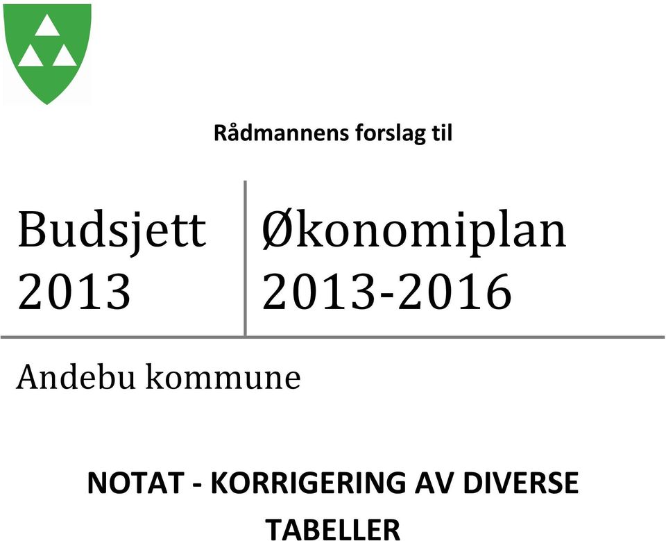 2013-2016 Andebu kommune