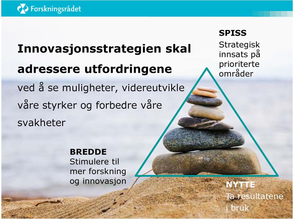 prioriterte områder våre styrker og forbedre våre svakheter