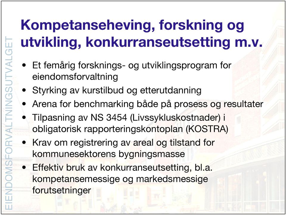 kling, konkurranseutsetting m.v.