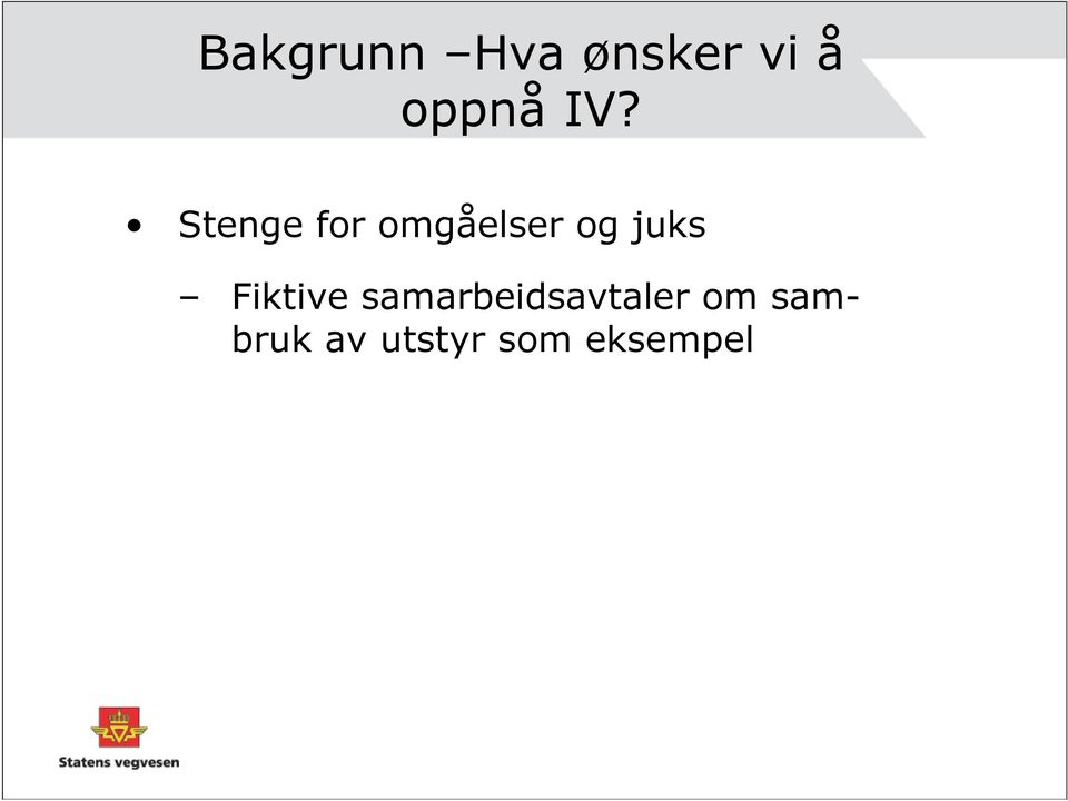 juks Fiktive samarbeidsavtaler