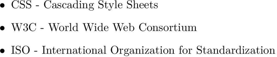 Consortium ISO -