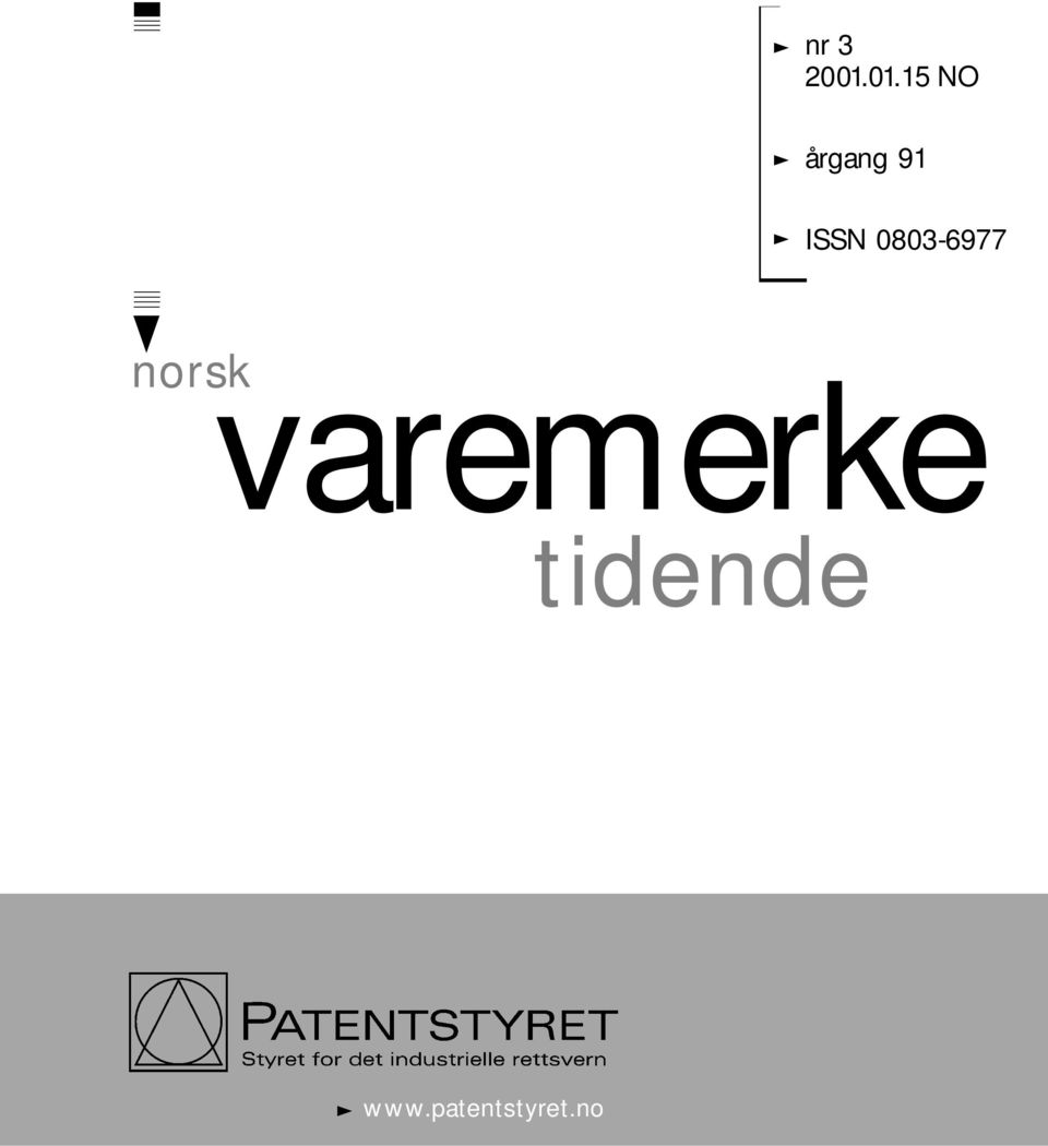 ISSN 0803-6977 norsk