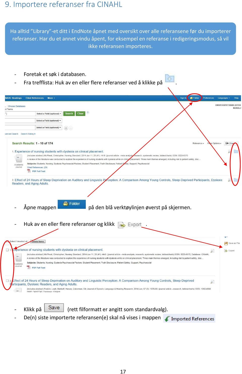 - Åpne mappen på den blå verktøylinjen øverst på skjermen.